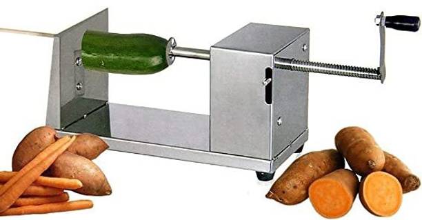 SMBT Latest New Stainless Steel Twister Curly Spiral French Fry Tornado Potato Slicer Potato Grater & Slicer