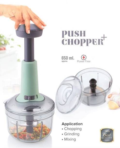 OFFYX Push Chopper Quick Chopper Chop & Churn Vegetables & Dry Fruits सब्जी और फल चॉपर
