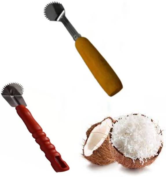 Q8 Twinkle Handle Coconut Scrapper combo (coconut chopper / Grinder / scraper ) Coconut Grater