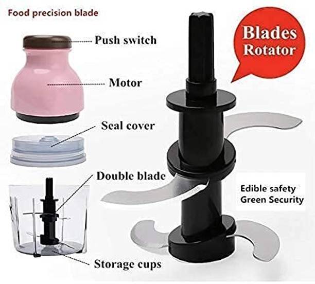 WunderVoX Multifunction Mixers Grinder Chopper Capsule Cutter Electric Vegetable & Fruit Slicer
