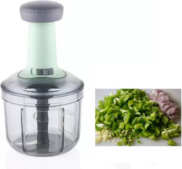 VEKSOR by Veksor Onion Cutter, Onion Chopper, Vegetable Chopper (Teal, 900ml. 4 Blades) Vegetable & Fruit Chopper