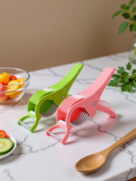 winger Multipurpose 2 in 1 Vegetable and Fruit Cutter & Peeler Vegetable & Fruit Chopper