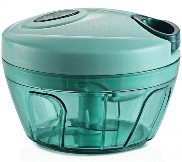 BazaarNest by SITARAMMART 450ml Vegetable & Fruit Chopper | Hand Pull | BPA Free Plastic Vegetable & Fruit Chopper