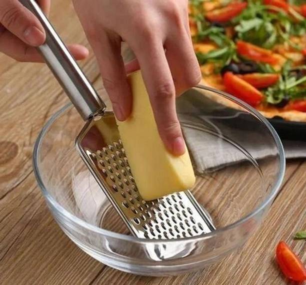 Fdljdj Mod Bright Steel Vegetable & Fruit Grater