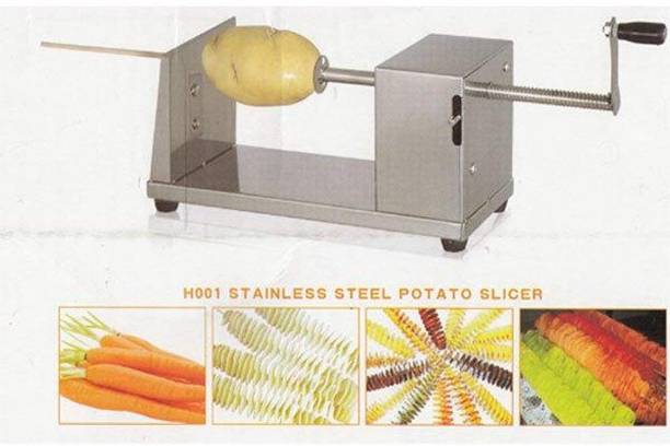 JISHAENTERPRISE by NA New Stainless Steel Twister Potato Slicer Spiral Potato Twister Machine Potato Chopper