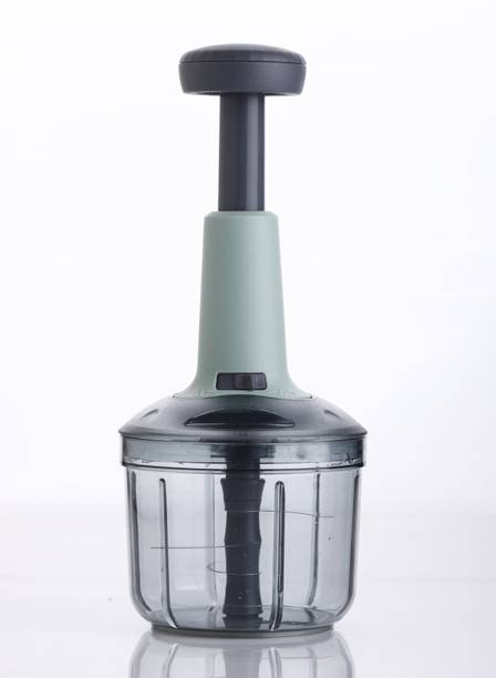 VEKSOR by VEKSOR Chopper, Onion Cutter, Onion Chopper, Vegetable Chopper (Teal, 900ml. 4 Blades) Vegetable & Fruit Chopper