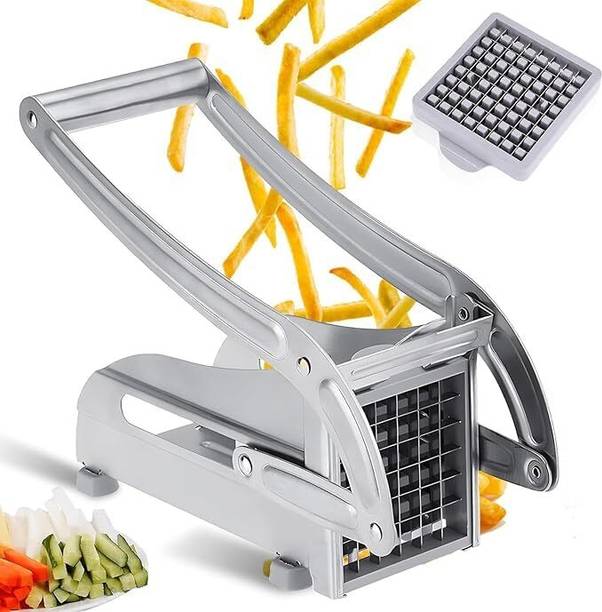 Hevats by Hevats French Fries Cutter Manual Potato Chipser Vegetable Chopper for Home Kitchen Use Vegetable & Fruit Grater & Slicer