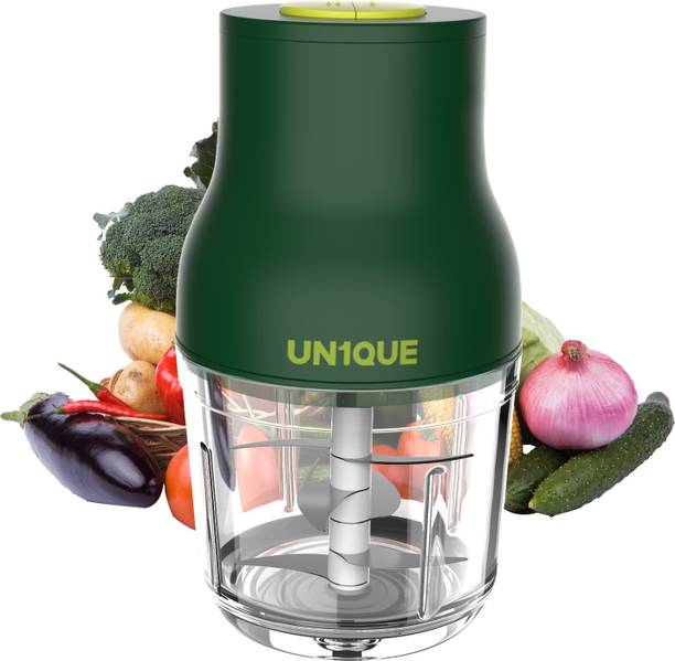 UN1QUE Electric Chopper for Chop, Mince, Puree, Whisk, Crush Ice, Up to 300 Watt Electric Vegetable & Fruit Chopper