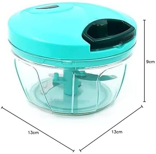 Cartloop Hand Chopper Machine| Manual Steel Blade Cutter for Vegetables & Salad Vegetable & Fruit Chopper