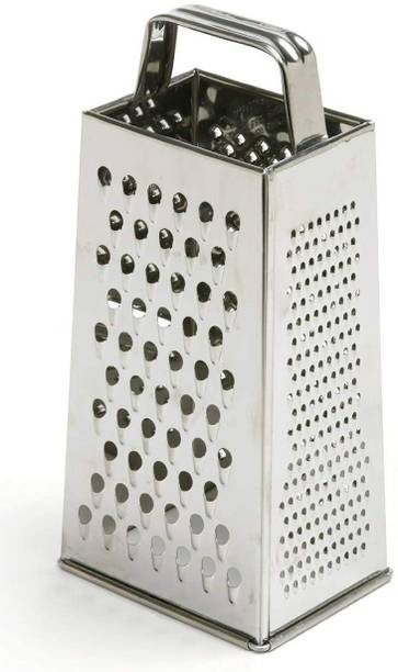 warivo Stainless Steel Grater /chopper / Chipser / Kaddukas/ Jumbo Size/slicer Vegetable & Fruit Grater & Slicer