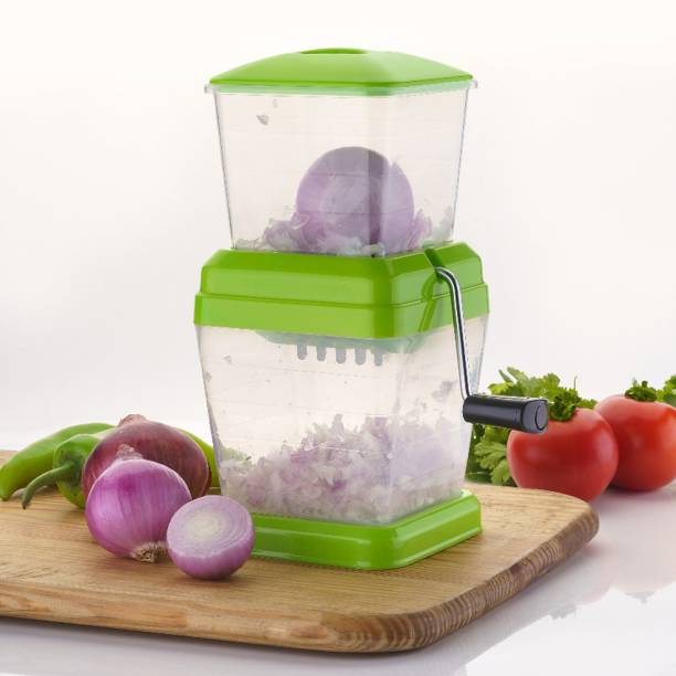 SPACE Veg Cutter and Chopper: Like Onion, Chilly, Tomato, etc. Chopping Vegetable & Fruit Chopper