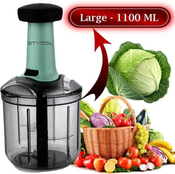 Stysol by Stysol Stysol Push Chopper and Grater Vegetable & Fruit Chopper