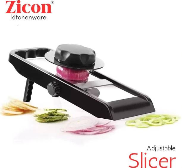 Zicon by KITCHENWARE Efficient Adjustable Vegetable Slicer , Slicer Cutter Machine , Potato Slicer Vegetable & Fruit Slicer