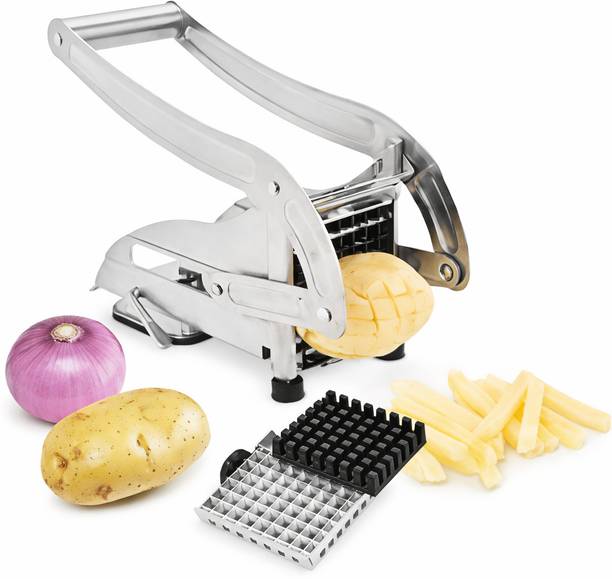 CKPAI by CKPAI Stainless Steel French Fry Cutter | Heavy Duty Potato Grater & Slicer
