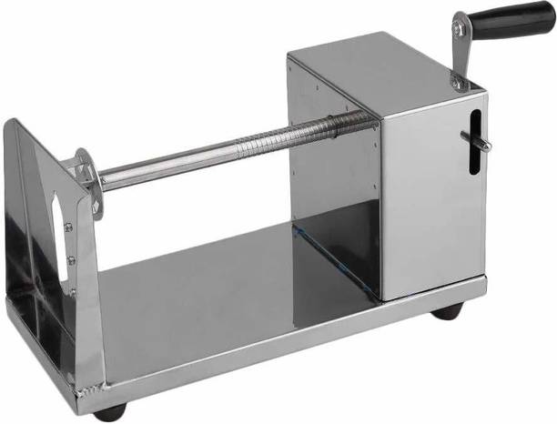 SHOPOSMART by NA Stainless steel Potato Spiral Slicer Cutter Twister Maker Machine Potato Slicer