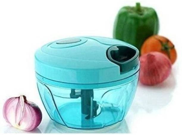 FABISTO Mini Handy (450 ml) Chopper With 3 Blades For Chopping Vegetables And Fruits Vegetable & Fruit Chopper