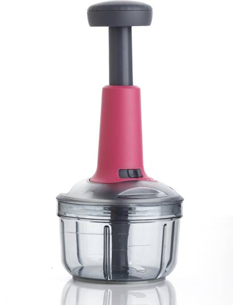 VEKSOR by VEKSOR Chopper, Onion Cutter, Onion Chopper, Vegetable Chopper (Teal, 650ml. 4 Blades) Vegetable & Fruit Chopper
