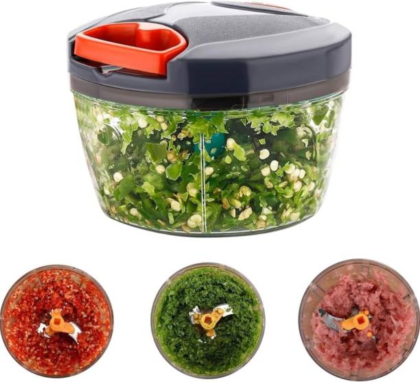 Garu Plastic Multipurpose Plastic Vegetable Chopper and Cutter for Your Kitchen (450 ml) Vegetable & Fruit Chopper