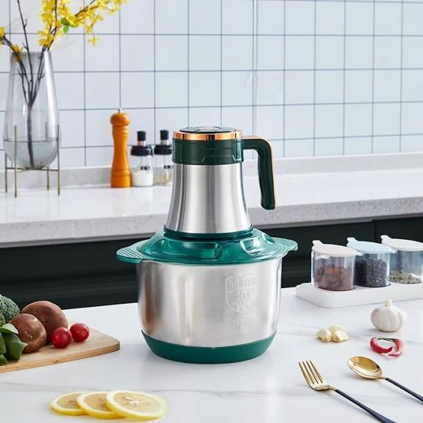 Edtepy Electric Meat Grinder, Stainless Steel 5L Multifunctional Food Processor Meat Electric Vegetable & Fruit Chopper