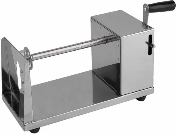 SHOPOSMART by N/A Stainless steel Potato Spiral Slicer Cutter Twister Maker Machine Potato Slicer