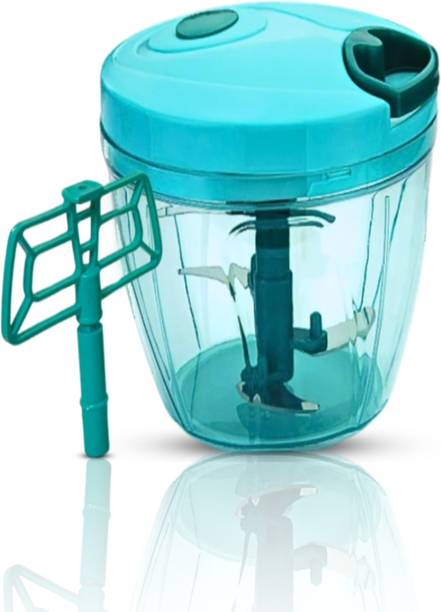 JABOO JABOO 900ml Vegetable Chopper with 5 Stainless Steel Blades (GREEN) Vegetable & Fruit Chopper
