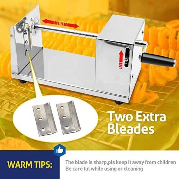 SMBT by NA Steel Twister Curly Spiral French Fry Tornado /cutter Machine new Potato Grater & Slicer