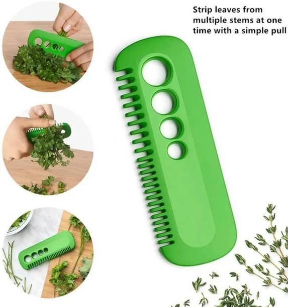 Fortune Enterprise Herb Stripper & Leaf Separator Tool for Kitchen Vegetable & Fruit Scraper
