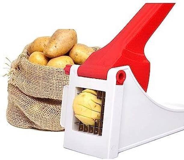 Nexshop ™ French Fries Maker Fruit Slicer, Cuttere Salad Slicer Machine for Hom Vegetable & Fruit Slicer
