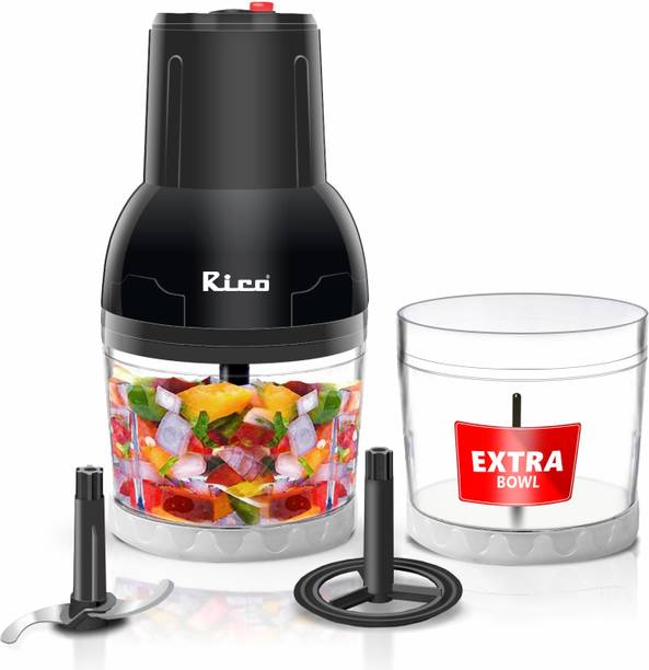 Rico CH05FB 700Ml Electric Vegetable Chopper For Kitchen| 400 Watts Copper Motor Electric Vegetable & Fruit Chopper