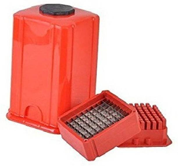 TruVeli Plastic French Fried Maker Machine for Snacks Finger, Potato Finger Chips Cutter Vegetable & Fruit Slicer