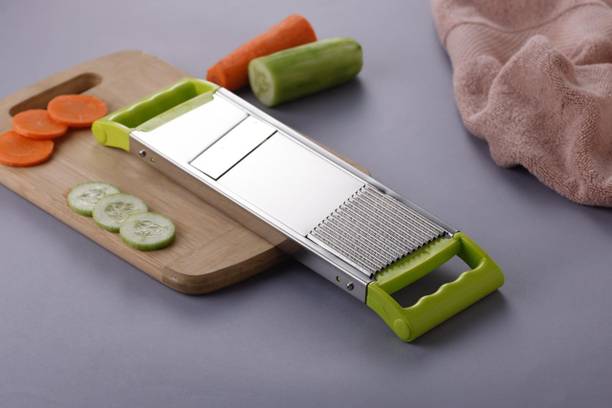 Riyon by rishitkitchenware Stainless Steel Efficient Potato Slicer , Easy Gripping Chips Cutter , Chipser Vegetable & Fruit Slicer