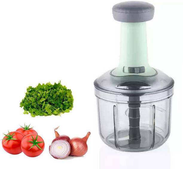VEKSOR by Veksor Chopper, Onion Cutter, Onion Chopper, Vegetable Chopper (Teal, 900ml. 4 Blades) Vegetable & Fruit Chopper