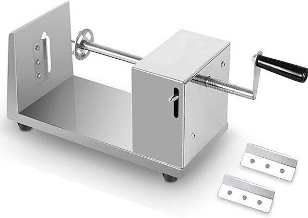 Dheriya Enterprise by NA Tornado Manual Stainless Steel Twisted Potato Slicer Spiral Vegetable Cutter Potato Chopper