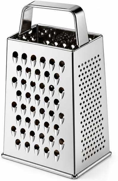Sankalp by Sankalp 4 in 1 Stainless Steel Kitchen Grater with Handle (Pack of 1 ) Carrot Grater