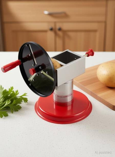 SIDDHESHWAR TRADING Chopper Wafer Maker is suitable for Vegetable and potato Cuttings Potato Slicer