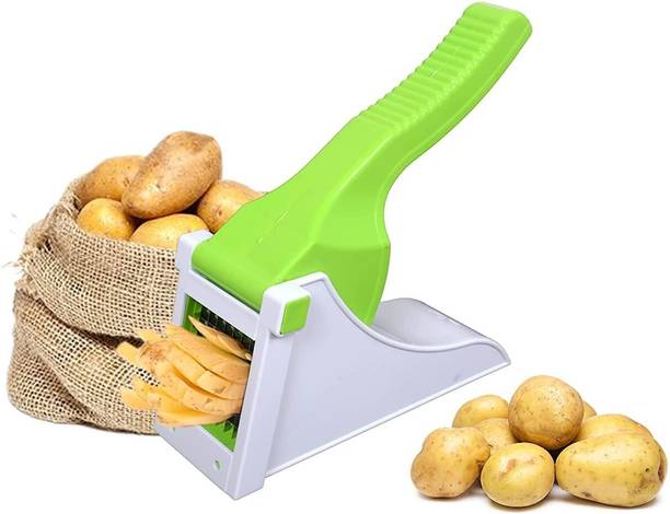 WHITEIBIS Vegetable Cutter French Fries Potato Chips Strip Cutting Cutter Machine Vegetable & Fruit Chopper