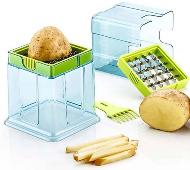 Oblivion 2-in-1 Potato Chipser & Slicer | French Fries Maker with 2 Blades Potato Slicer