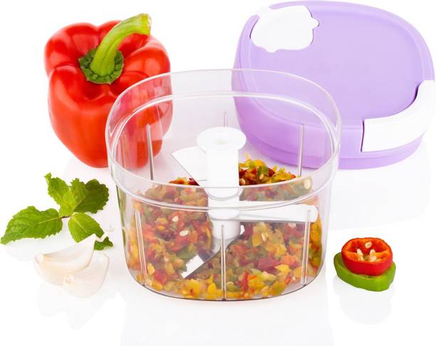 Gambit 2In1 Handy Chopper And Slicer For Home & Kitchen (600Ml Capacity) Vegetable & Fruit Chopper