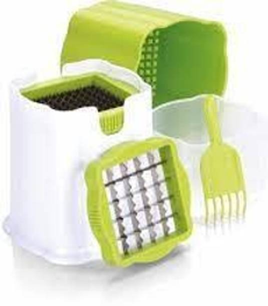 KARTASYA POTATO FRENCH FRIES MAKER WITH 2 BLADES FOR CHOPPING Vegetable & Fruit Chopper