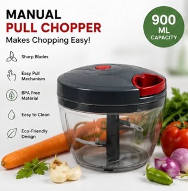 MADHAV by Generic QuickPull Pro 900 Vegetable Chopper