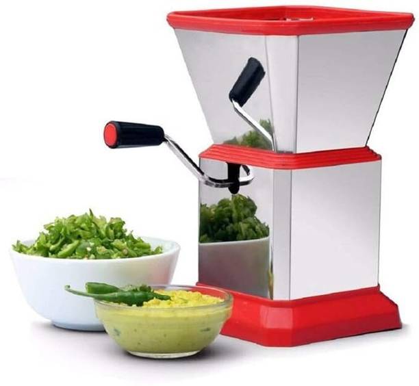 Nextplify by NestNova Manual Stainless Steel Chilli & Vegetable Cutter Vegetable Chopper