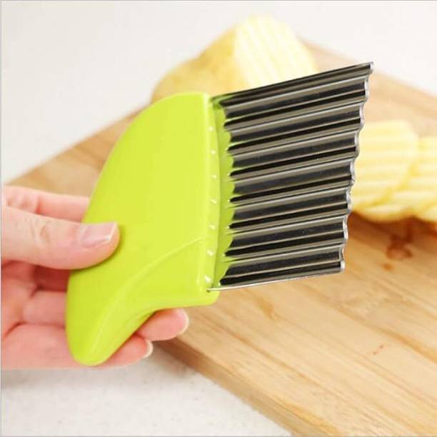 Dadhichi Zone by N/A Potato Slicer,Potato knifeManual Stainless Steel Twisted Spiral Vegetable Cutter Potato Slicer