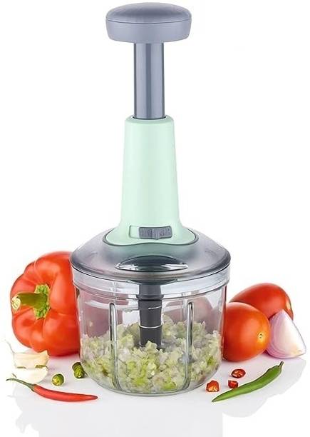 Flipkart SmartBuy New Big size Hand Push 1000 ML with 5 Stainless Steel Blades Vegetable & Fruit Chopper