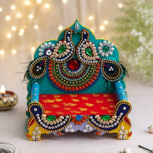Kalasagar Wooden Pooja Chowki