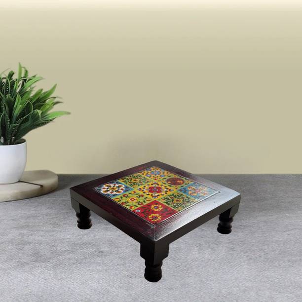 gurukripa handicraft Gurukripa Handicraft wooden tile chowki,wood stool small,wood pooja chowki Wooden All Purpose Chowki