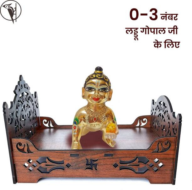 Shubh Labh Crafts Wool Pooja Chowki