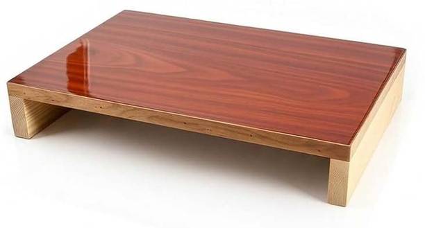 SIA VENDORS wooden patla 1_pcs_Wooden_Patra Monitor for Small Monitor TV/Screen/PC/Laptop,Computer stand Wooden Floor and Desk Stand Rotatable Laptop Stand Compatible with 26 - 35 cm Laptops