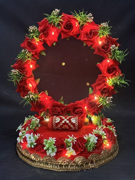 Unique Palette Wooden Pooja Chowki