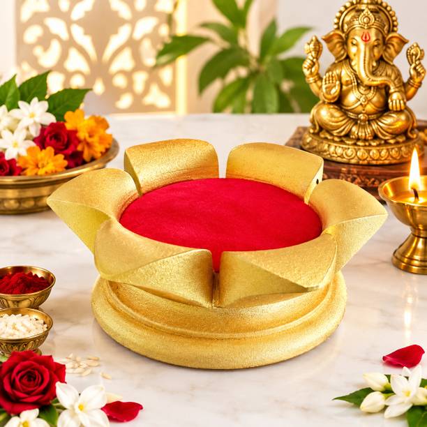 PARV EXPORTS Wooden Pooja Chowki