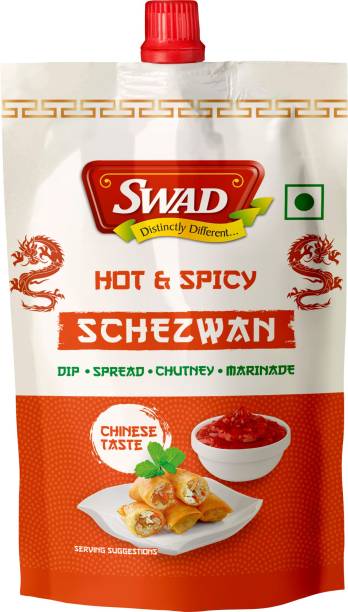 SWAD Hot & Spicy Schezwan 150g | Dip | Spread | Chutney | Marinate Chutney Paste